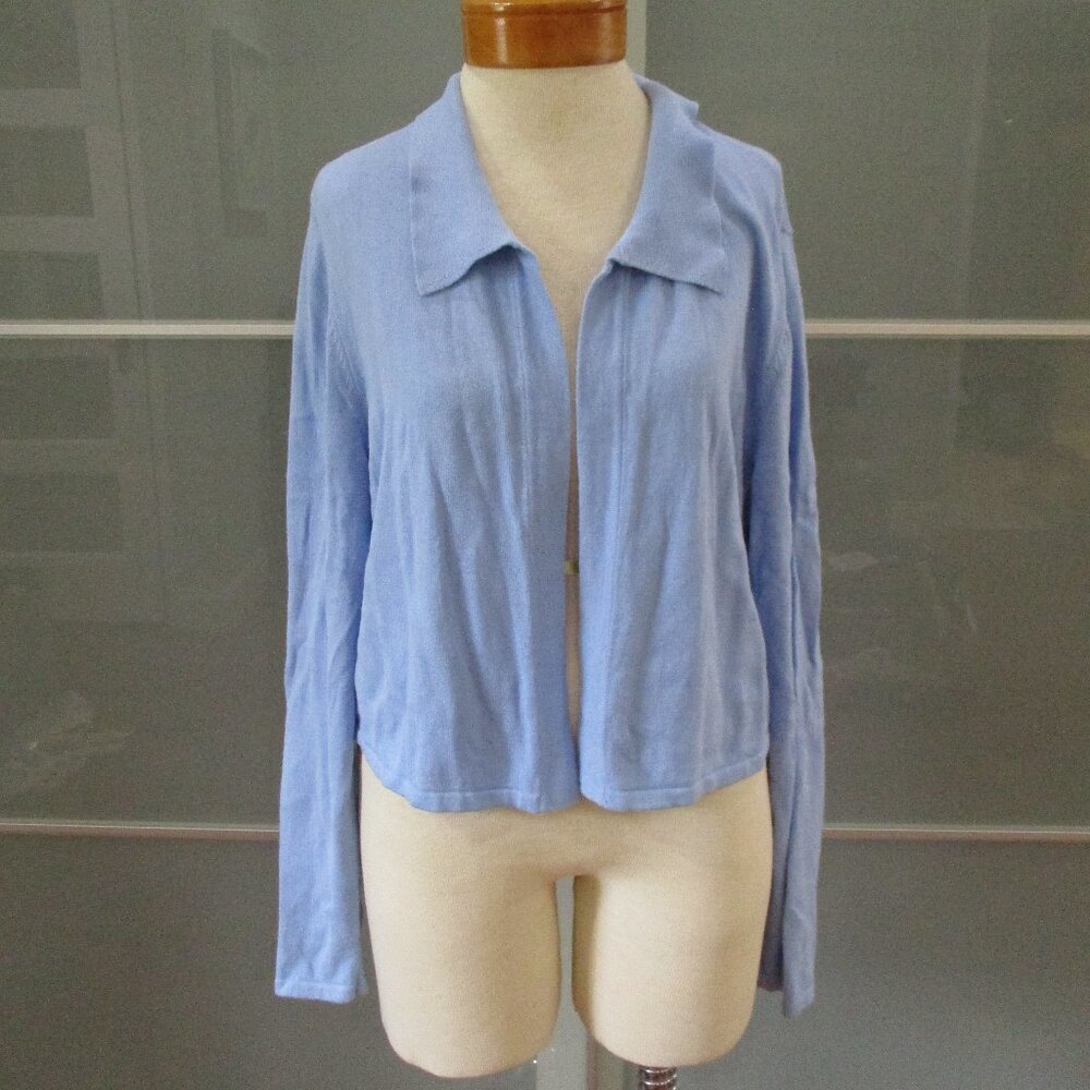 Isaac Mizrahi Live Always Isaac Open Front Long Sleeve Cardigan